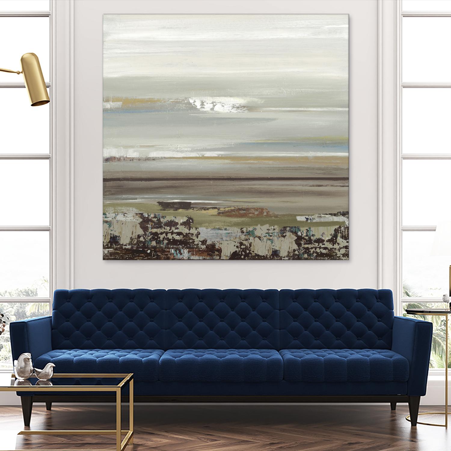 Abyss II by Valeria Mravyan on GIANT ART - blue abstract, landscape