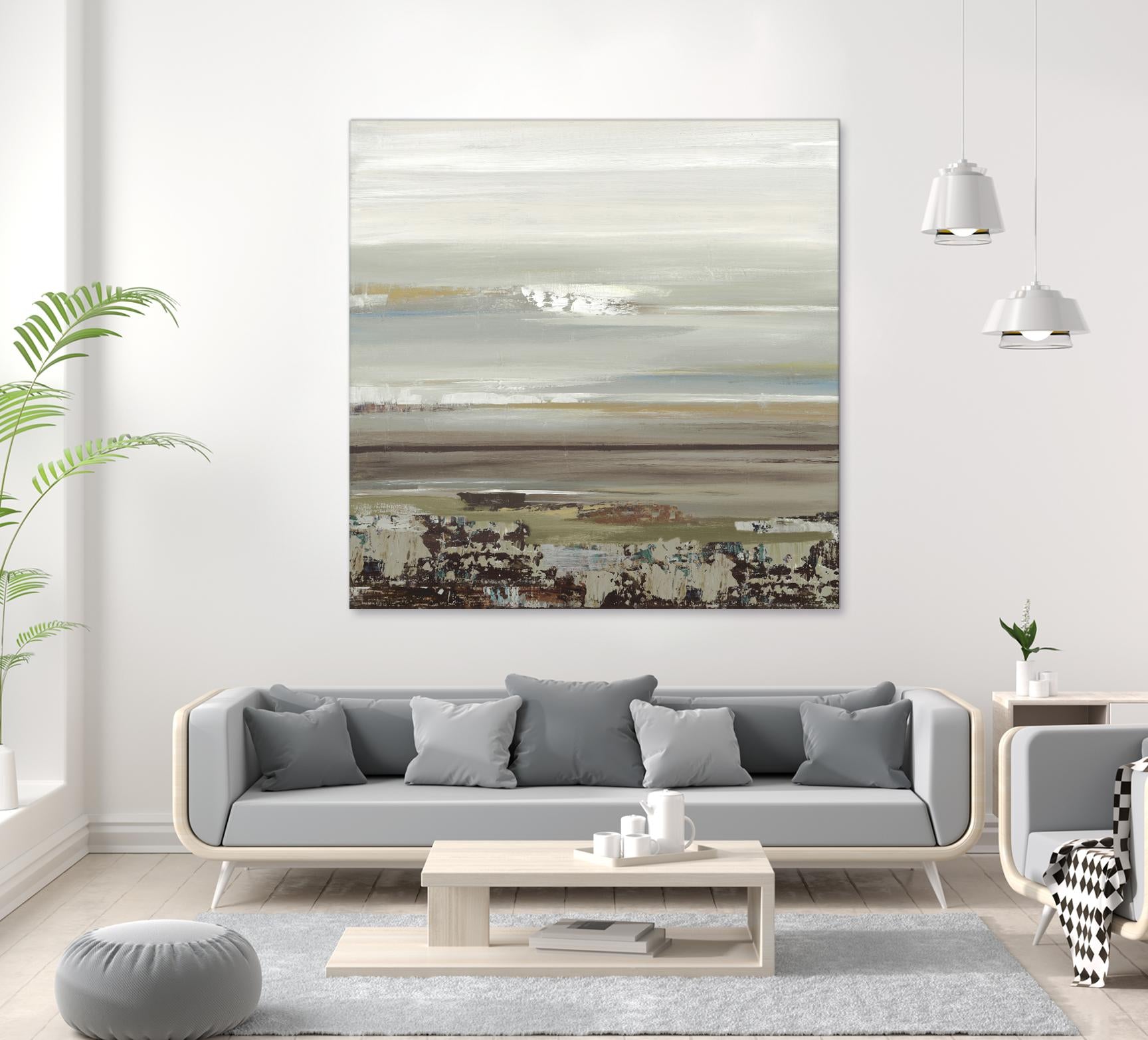 Abyss II by Valeria Mravyan on GIANT ART - blue abstract, landscape
