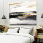 Gold Rush I by Valeria Mravyan on GIANT ART - black abstract
