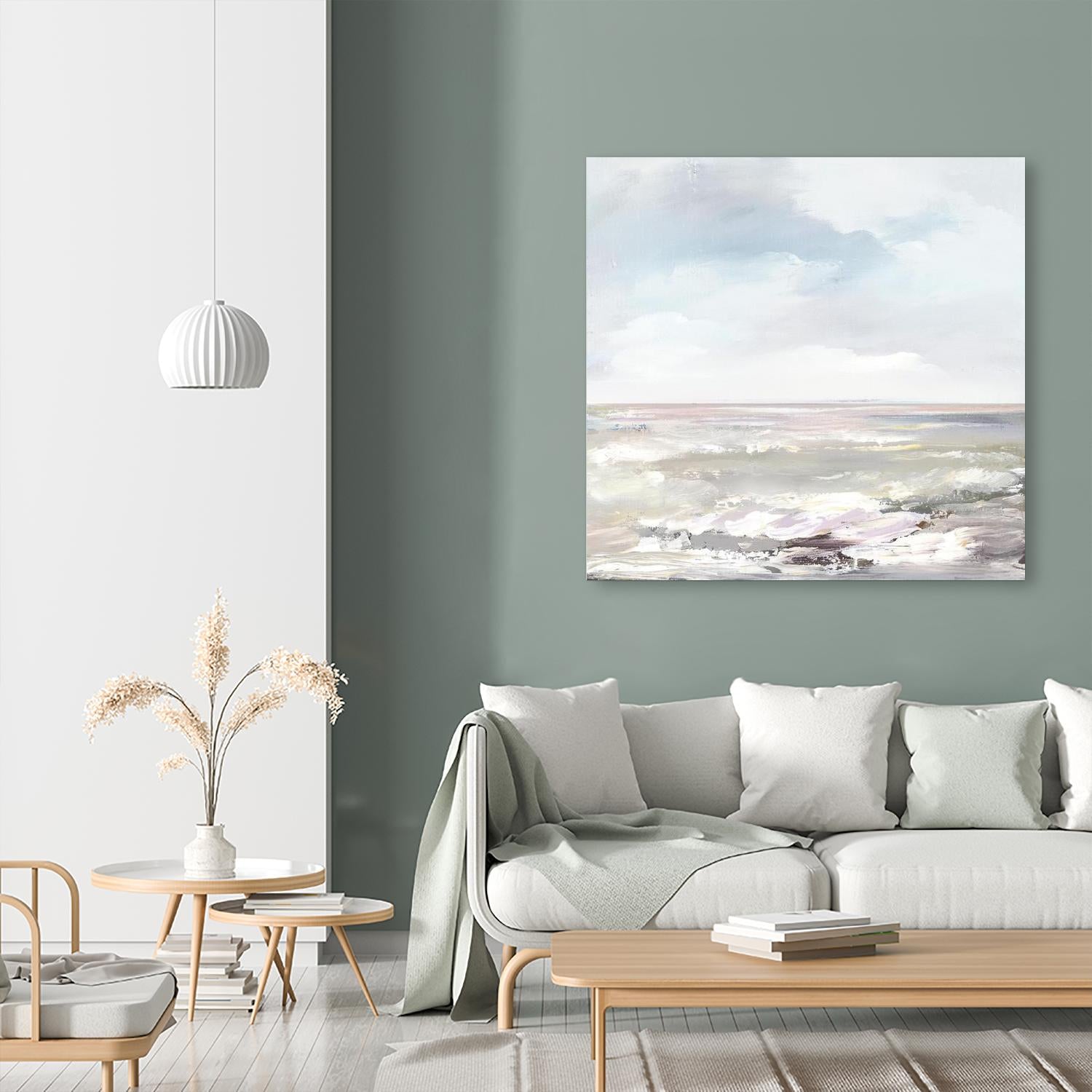 Beneath the Sky I by Valeria Mravyan on GIANT ART - pink abstract