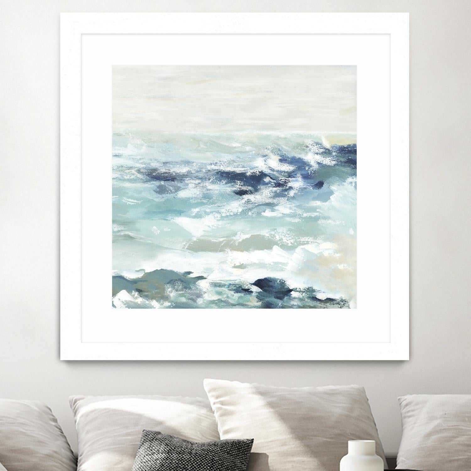 Beneath the Sky II by Valeria Mravyan on GIANT ART - white abstract