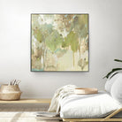 Teal Forest II by Valeria Mravyan on GIANT ART - beige abstract