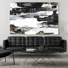 Balancing Blue by Lera on GIANT ART - abstract
