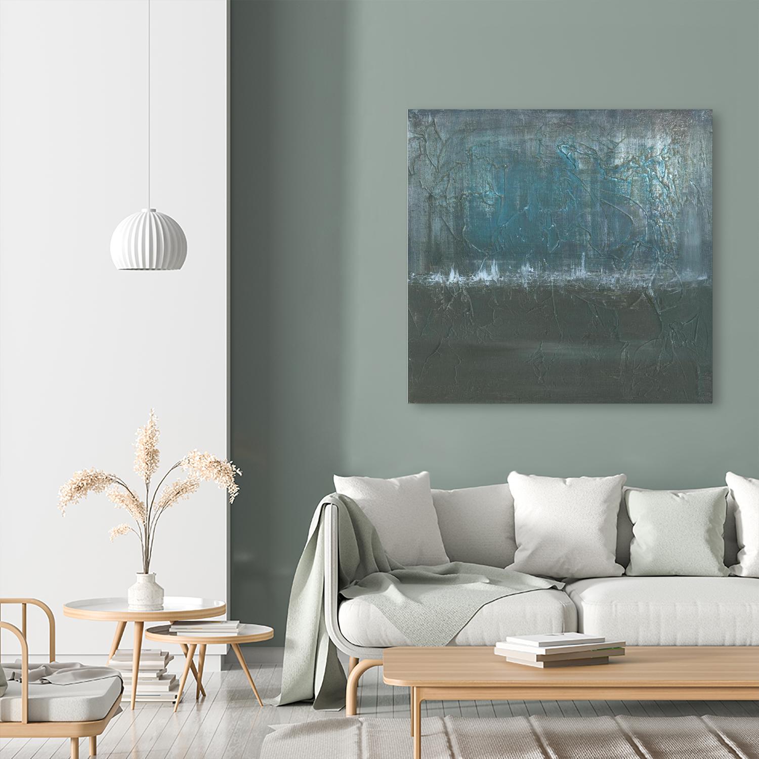 Silver of Twilight by Matt Leblanc on GIANT ART - grey abstract