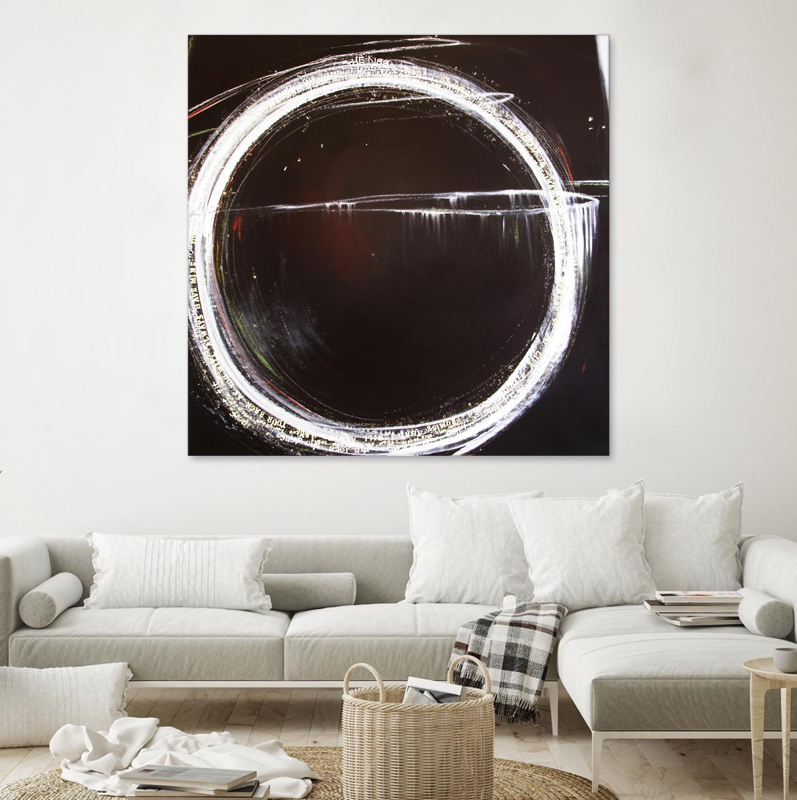 The Kiss by Mark Pulliam on GIANT ART - white abstract