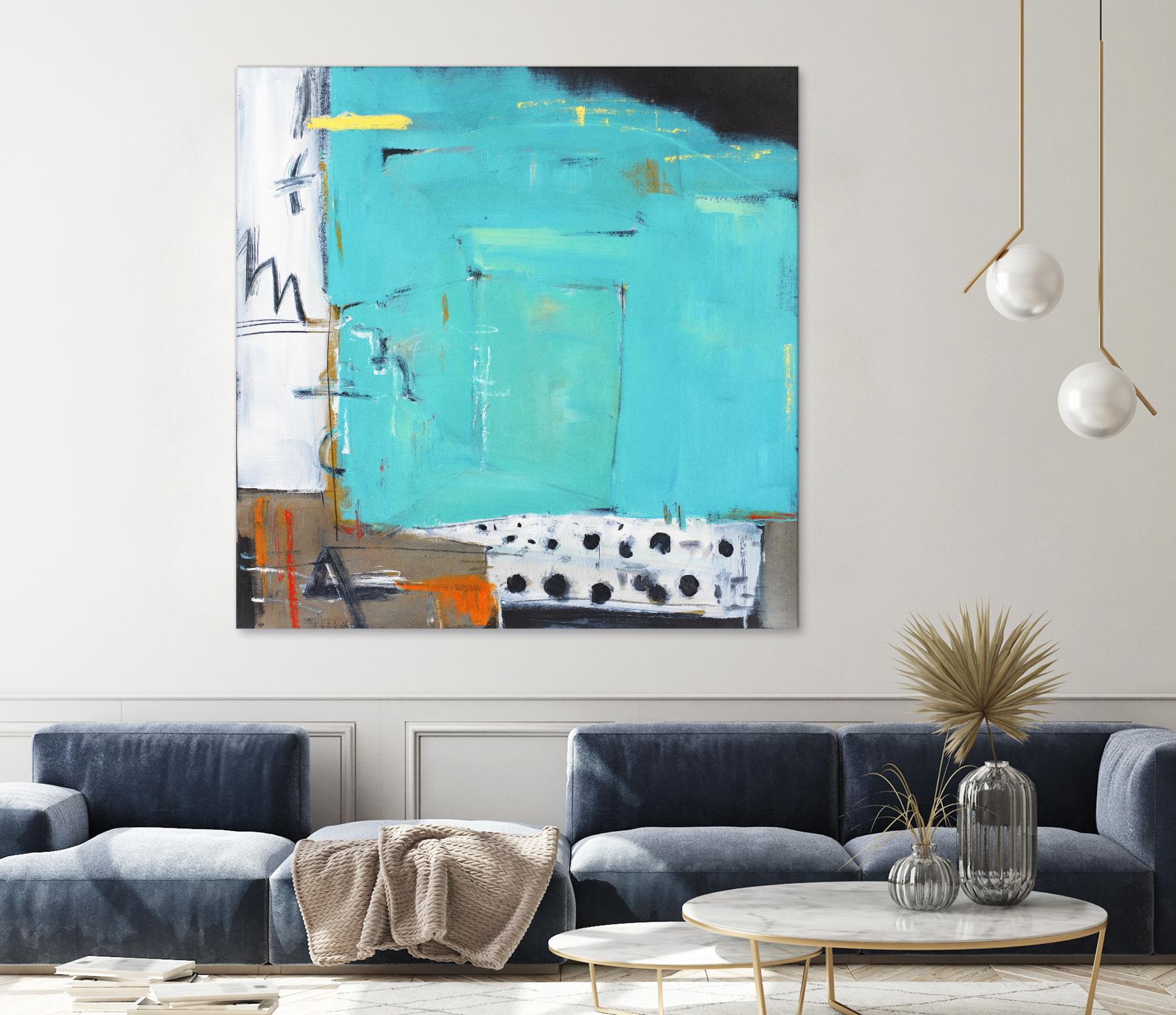 Ocean Side Café by Mark Pulliam on GIANT ART - white abstract