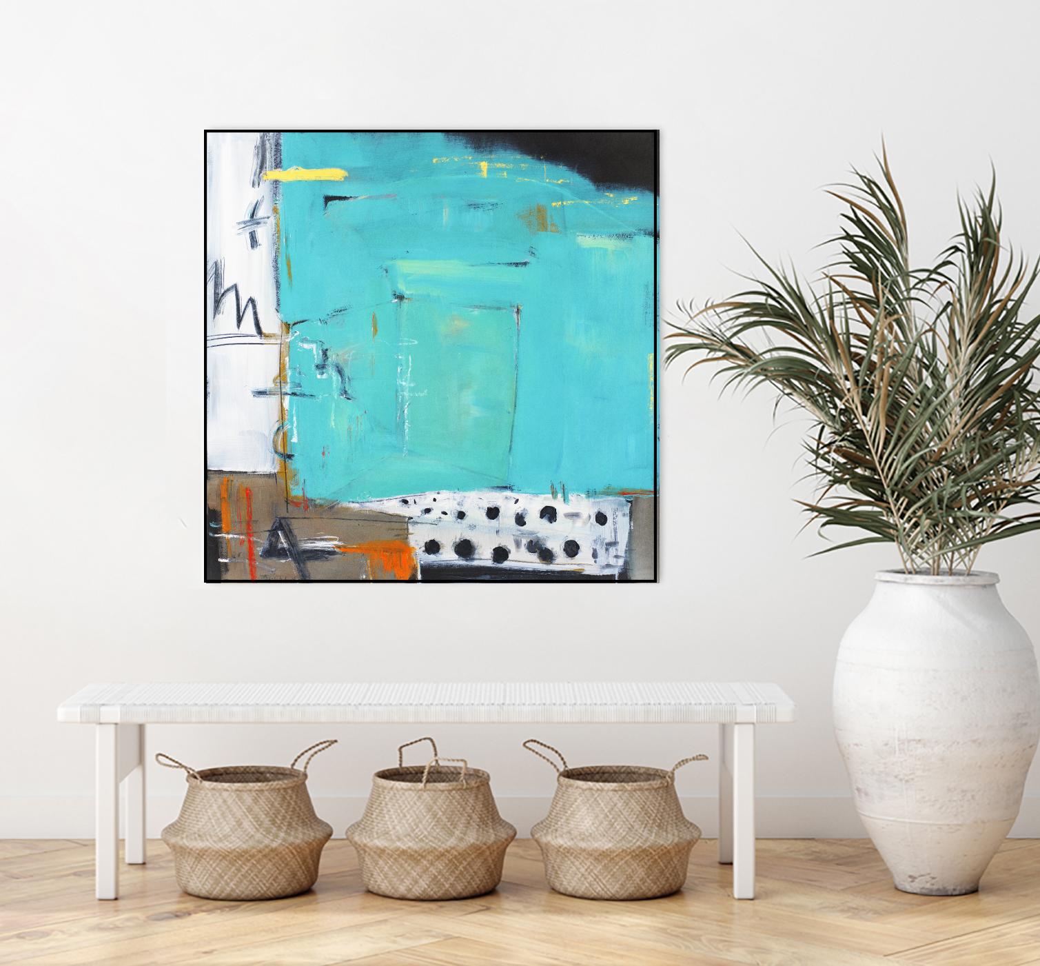 Ocean Side Café by Mark Pulliam on GIANT ART - white abstract