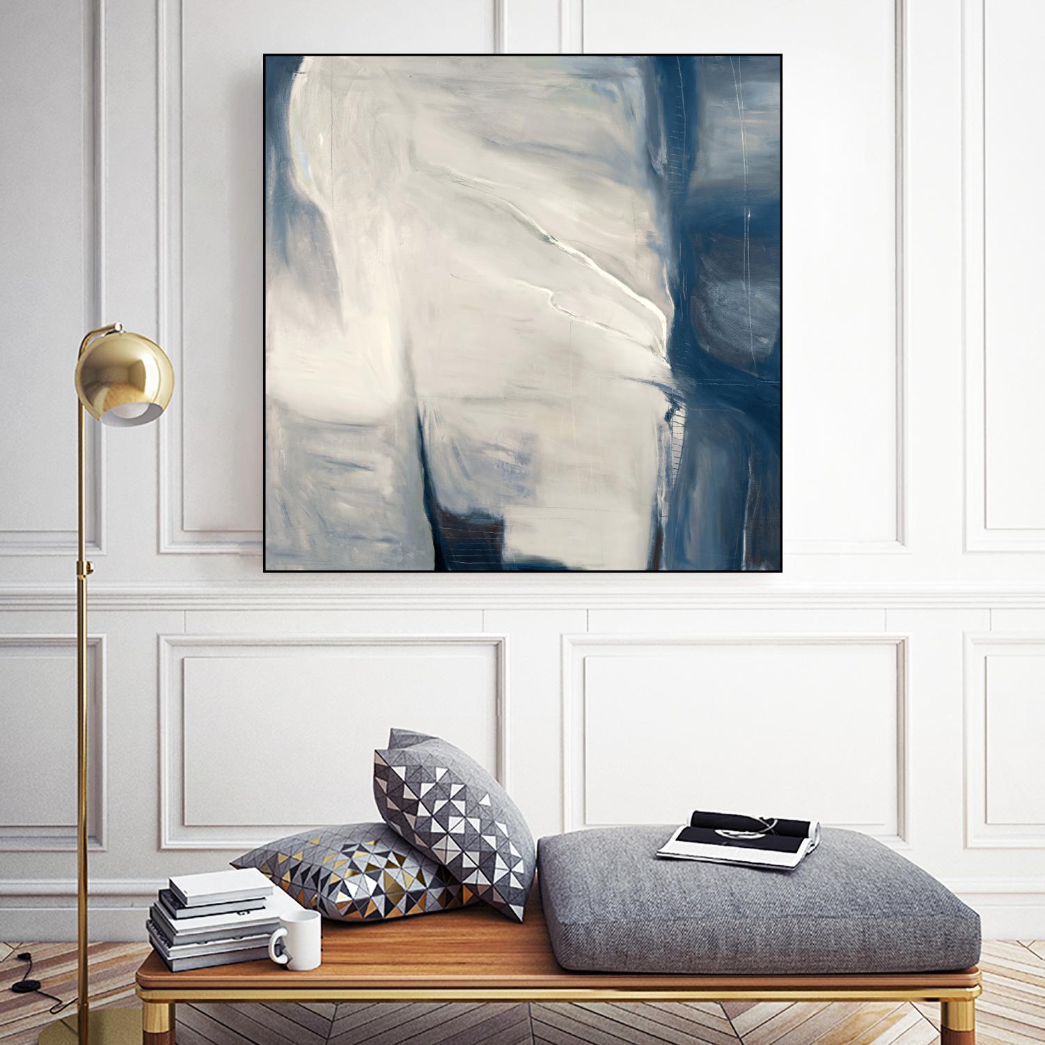 Serene by Mark Pulliam on GIANT ART - beige abstract