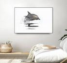 Mother and Daughter in Sync by Steve Munch on GIANT ART - grey nautical