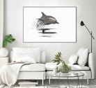 Mother and Daughter in Sync by Steve Munch on GIANT ART - grey nautical