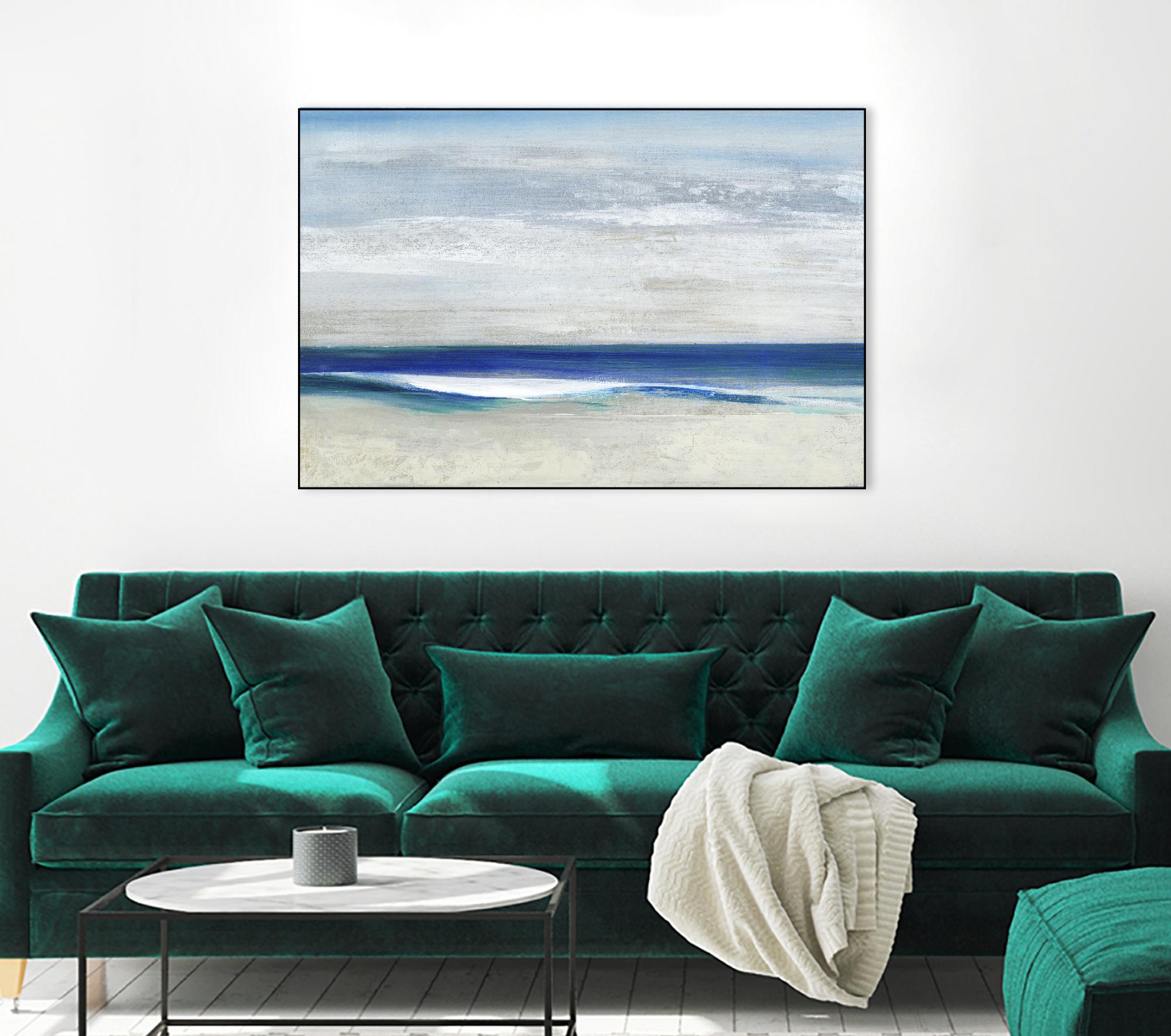 Summers End by Maya Woods on GIANT ART - beige abstract
