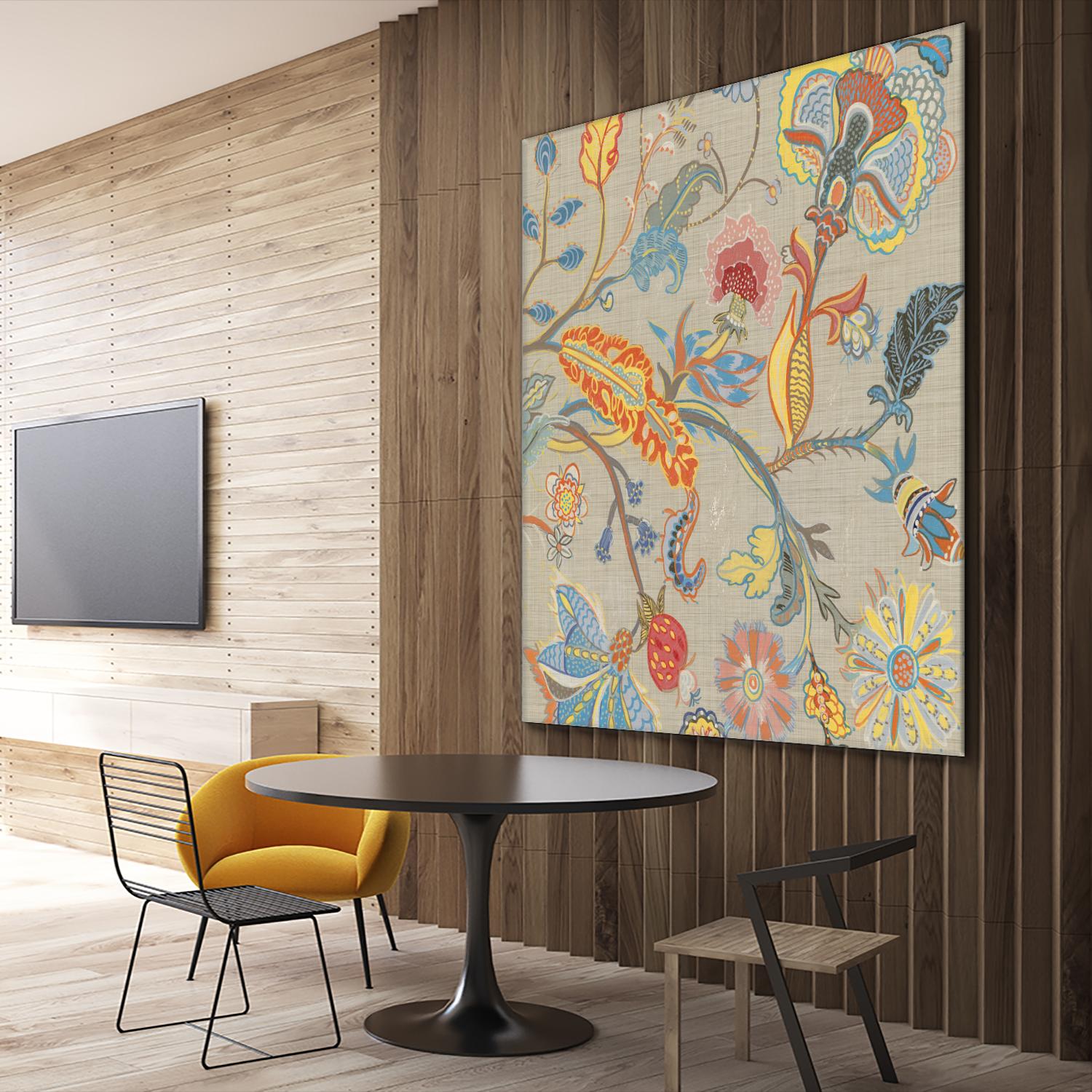 Folklore I by Maya Woods on GIANT ART - red floral