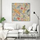Folklore I by Maya Woods on GIANT ART - red floral