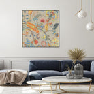 Folklore I by Maya Woods on GIANT ART - red floral