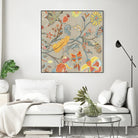 Folklore II by Maya Woods on GIANT ART - yellow floral