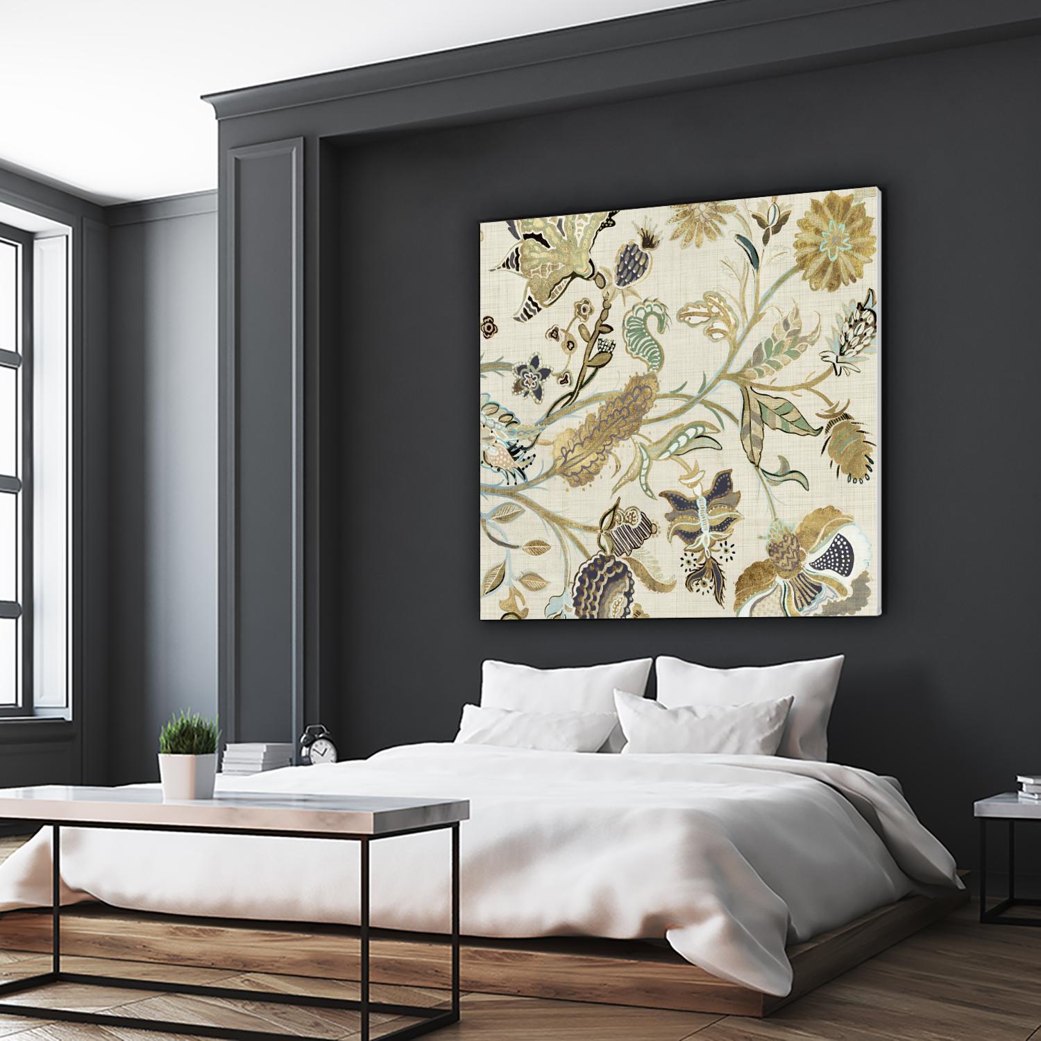 Mythos I by Maya Woods on GIANT ART - brown floral