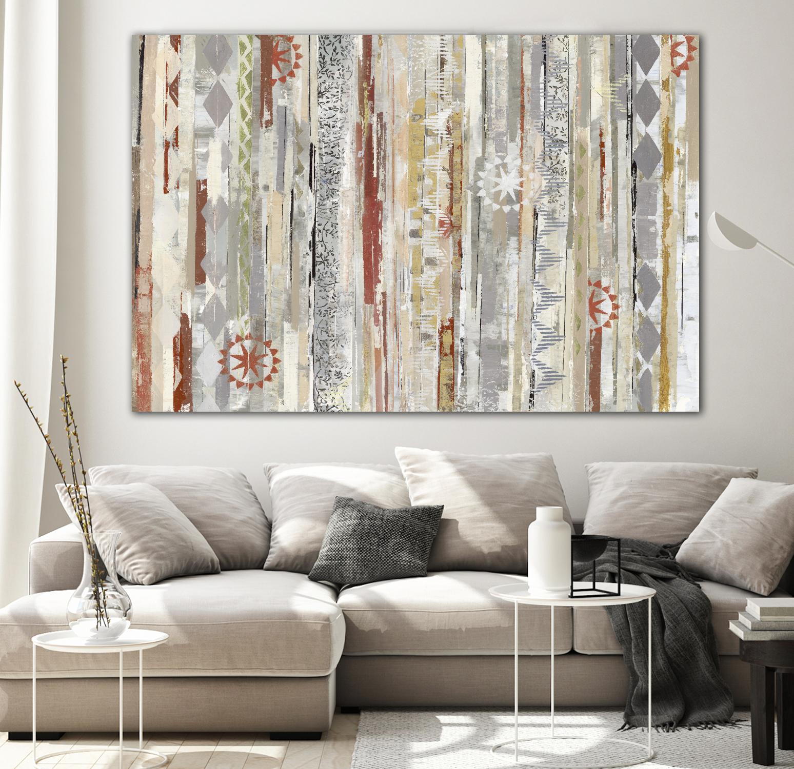 Star Dust II by Maya Woods on GIANT ART - red abstract