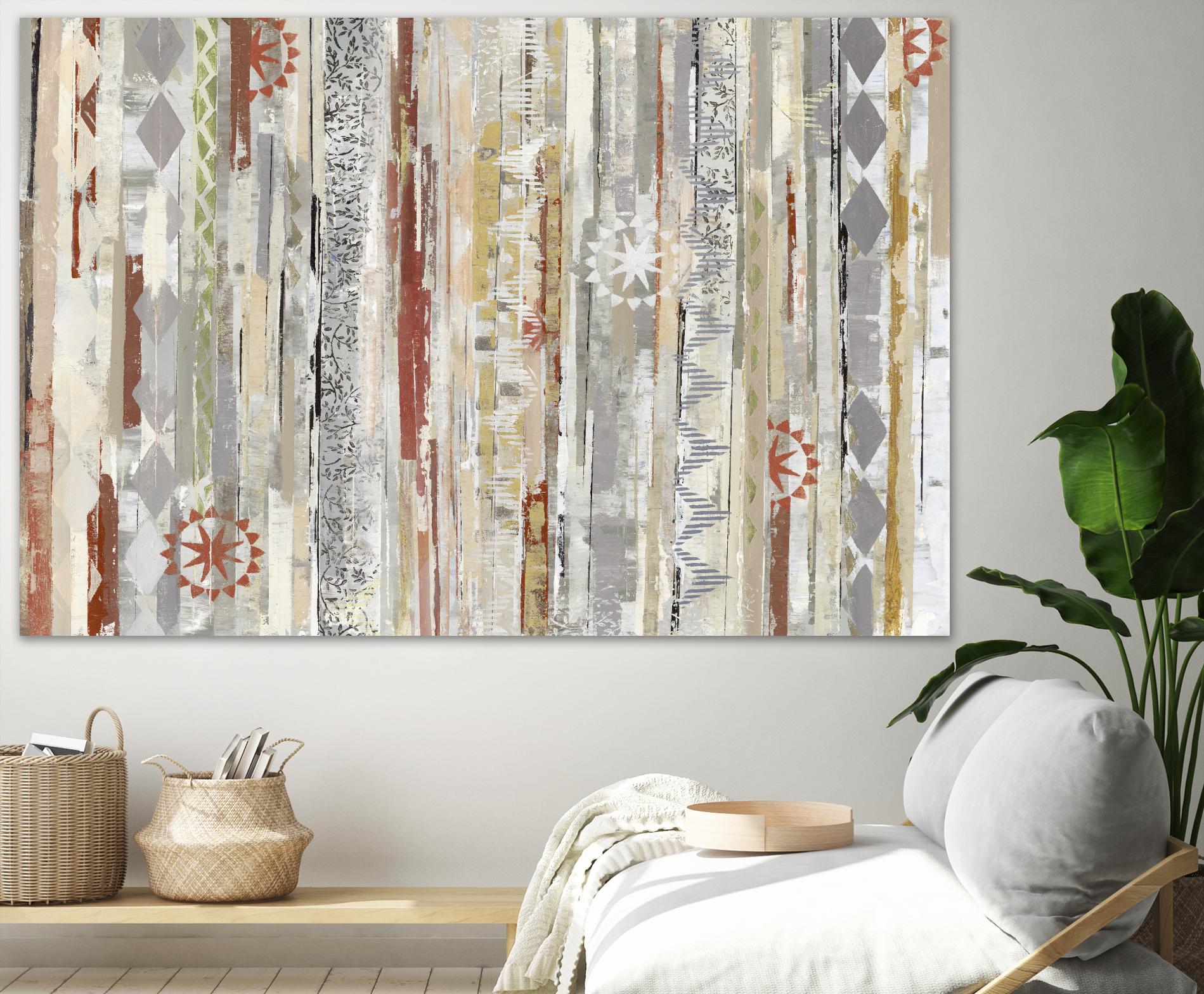 Star Dust II by Maya Woods on GIANT ART - red abstract