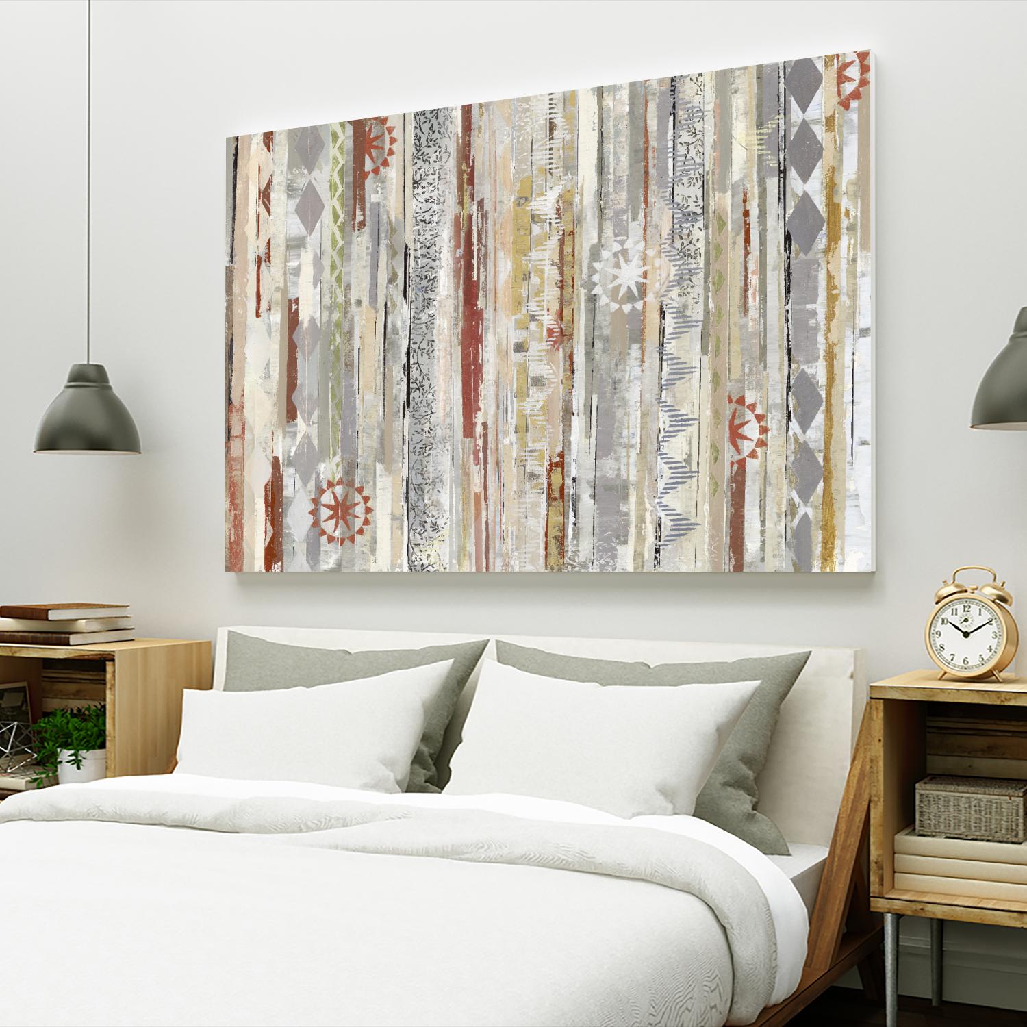 Star Dust II by Maya Woods on GIANT ART - red abstract