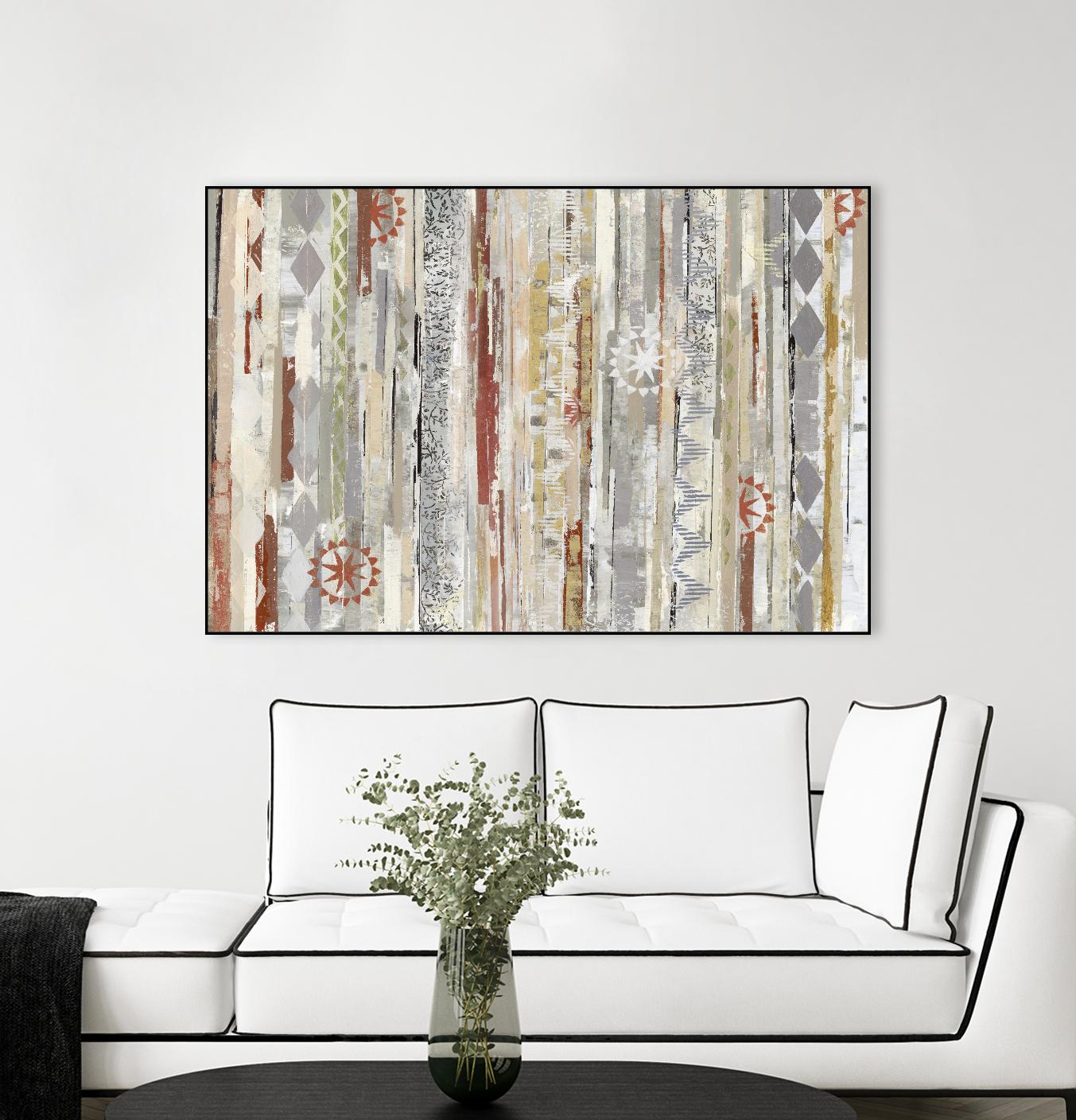 Star Dust II by Maya Woods on GIANT ART - red abstract
