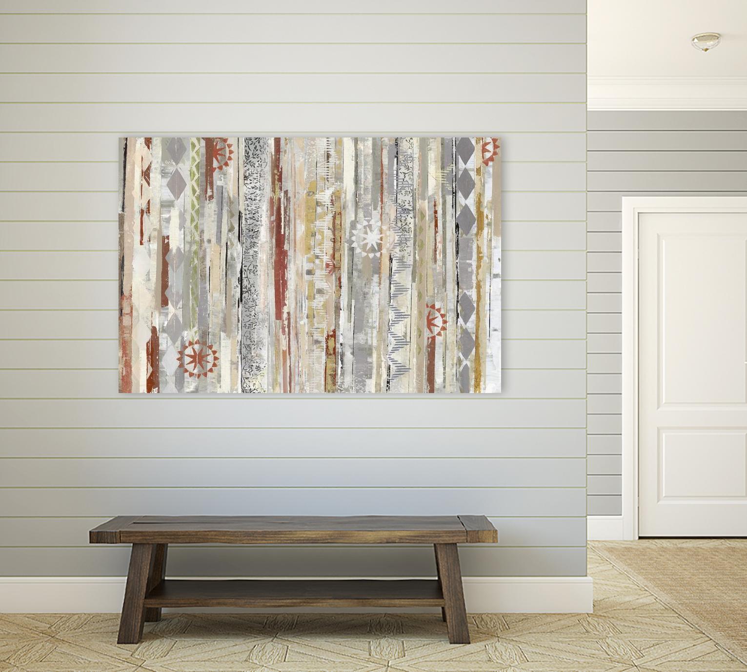 Star Dust II by Maya Woods on GIANT ART - red abstract