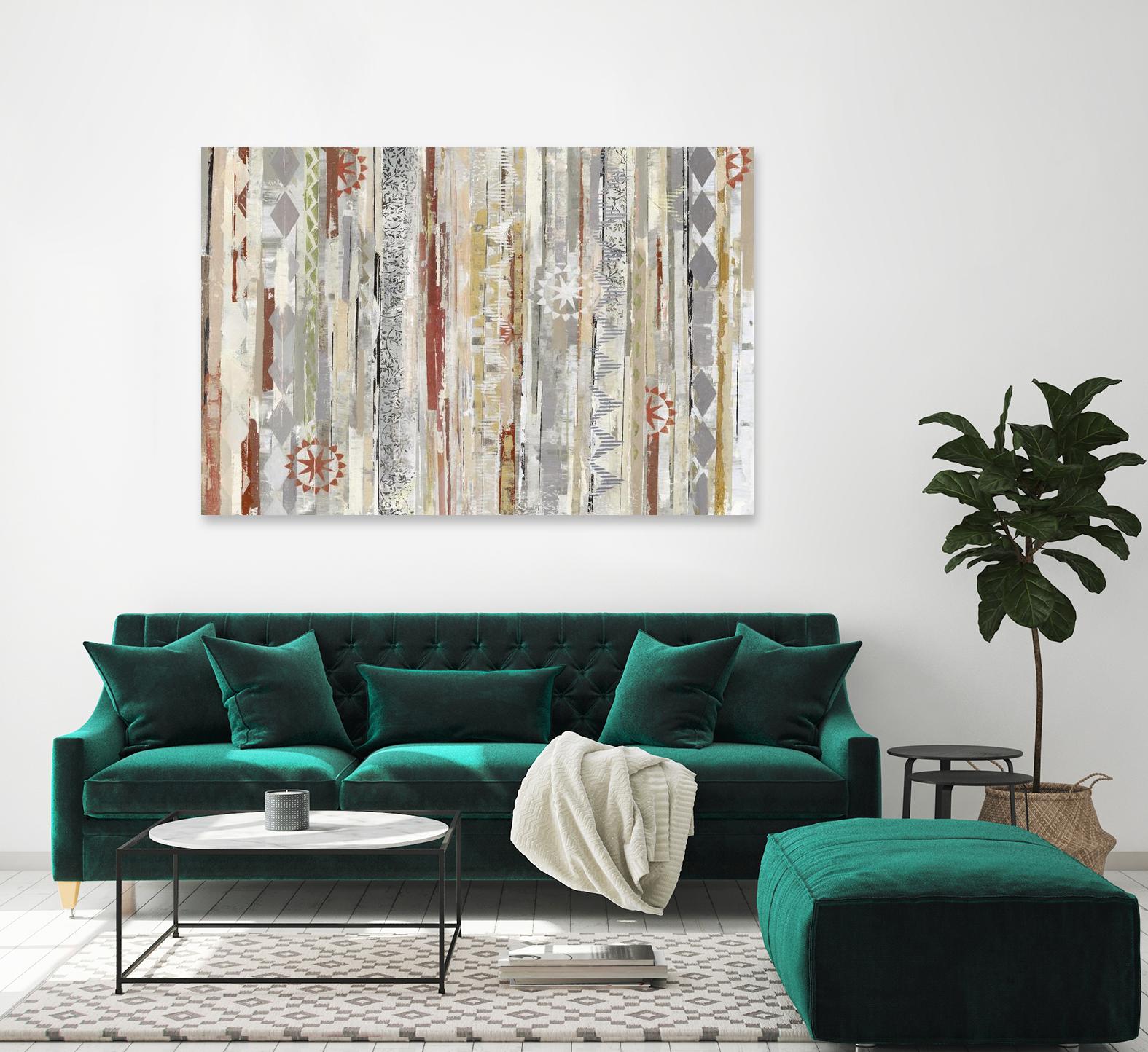 Star Dust II by Maya Woods on GIANT ART - red abstract