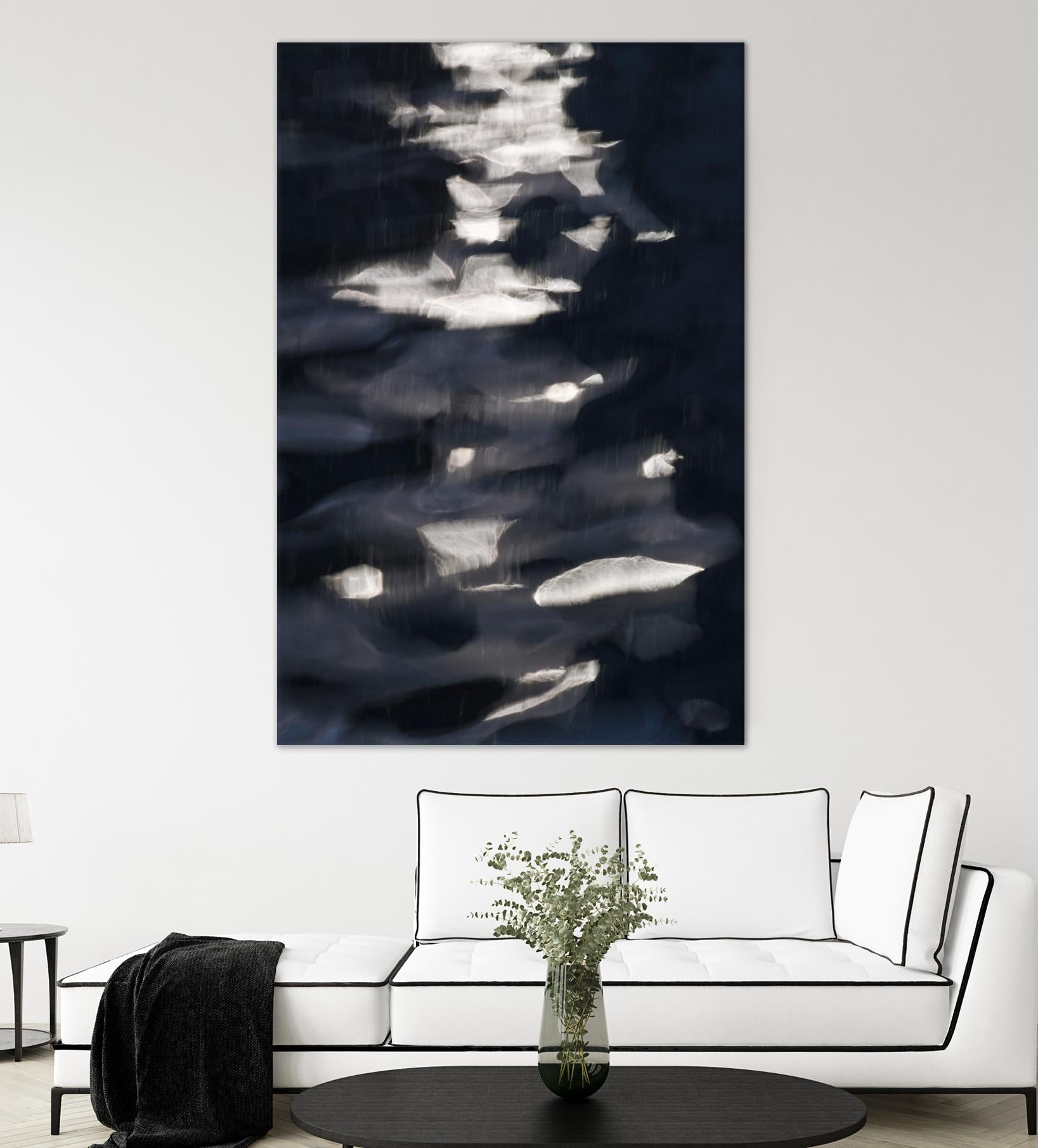 Black Water I by Norm Stelfox on GIANT ART - white abstract