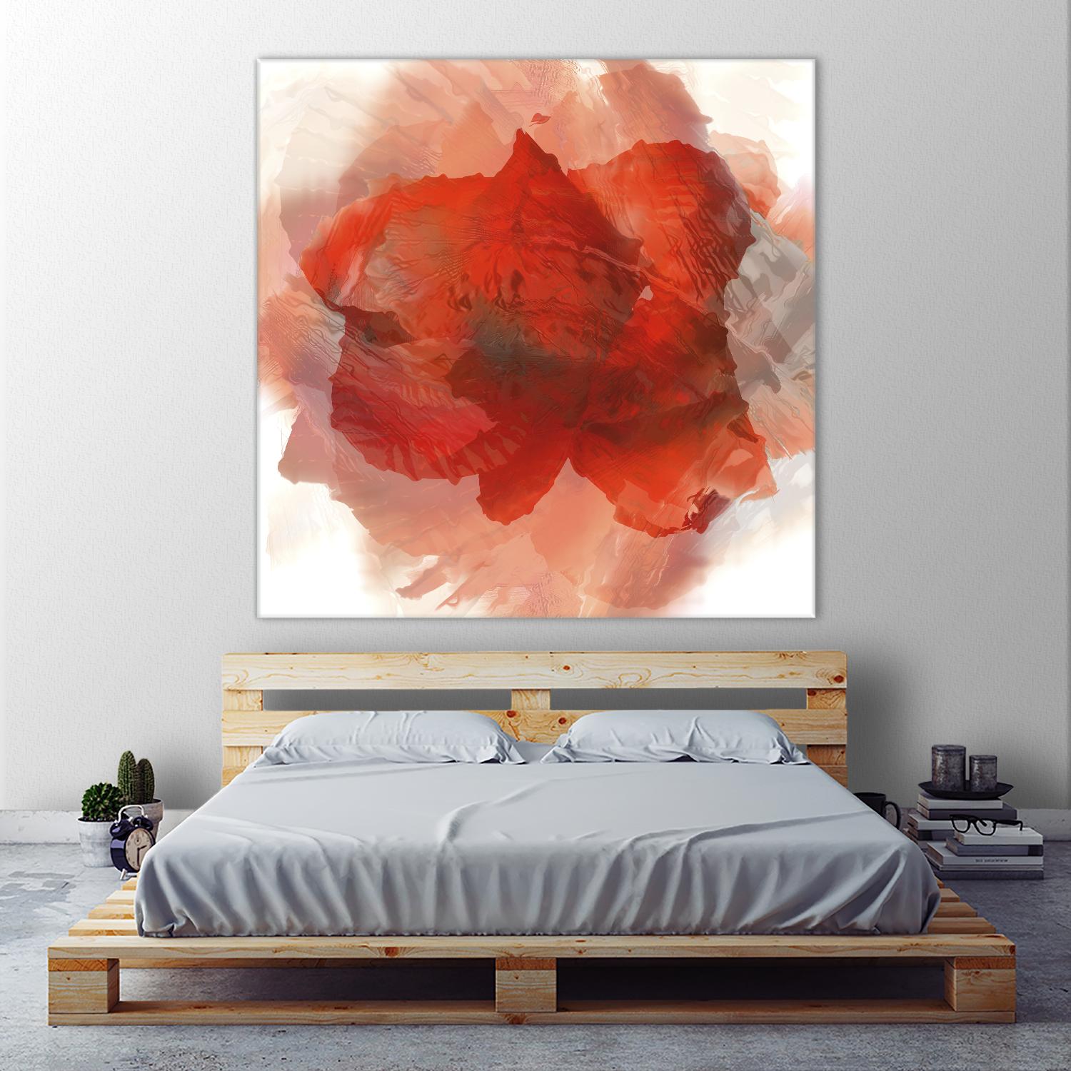 Chasm by Norm Stelfox on GIANT ART - white floral