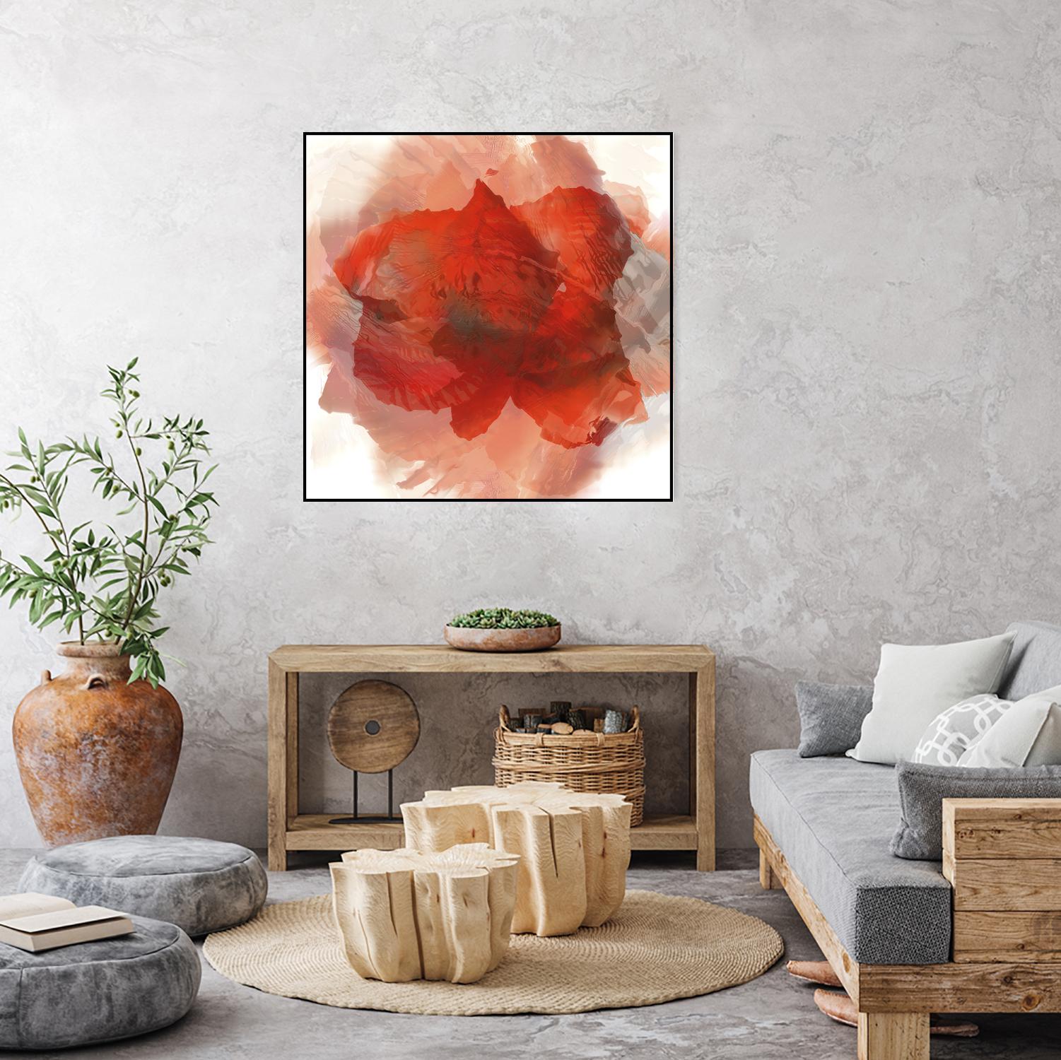 Chasm by Norm Stelfox on GIANT ART - white floral