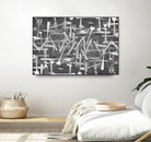 DINNER I by Norm Stelfox on GIANT ART - grey kitchen