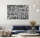 DINNER I by Norm Stelfox on GIANT ART - grey kitchen