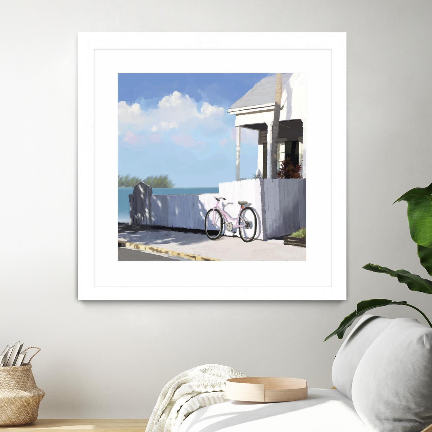 Key West Cabana II by Rick Novak on GIANT ART - white tropical