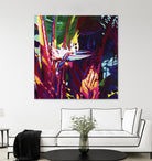 Palm Impressions by Rick Novak on GIANT ART - blue tropical