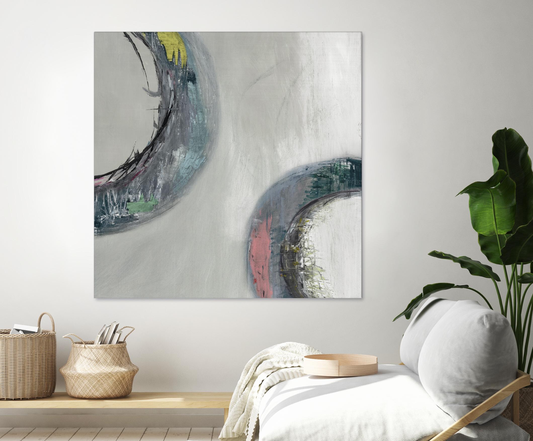 Follow I by Pamela Ozery on GIANT ART - black abstract