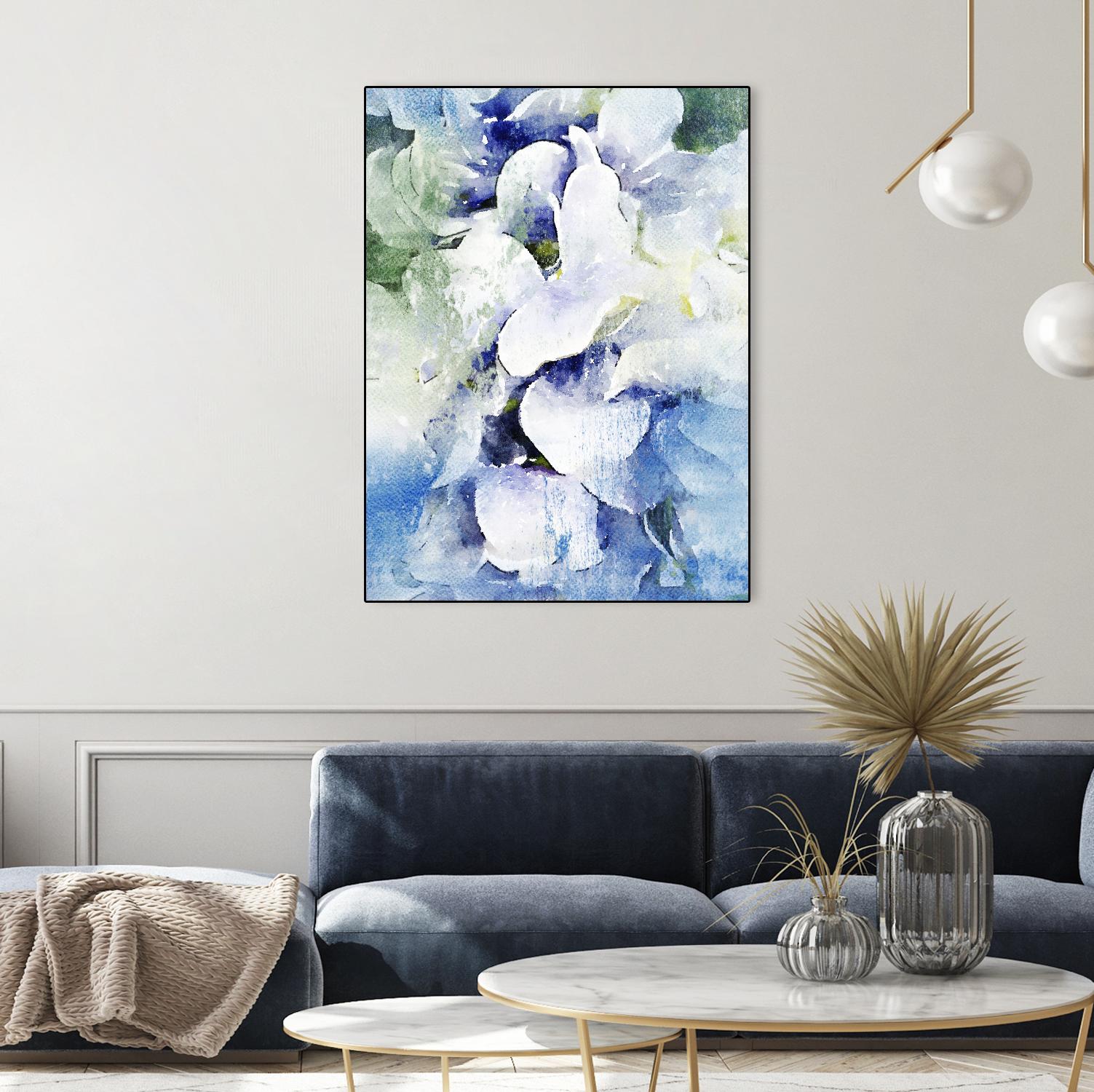 Delicate Beauty I by Irena Orlov on GIANT ART - purple abstract