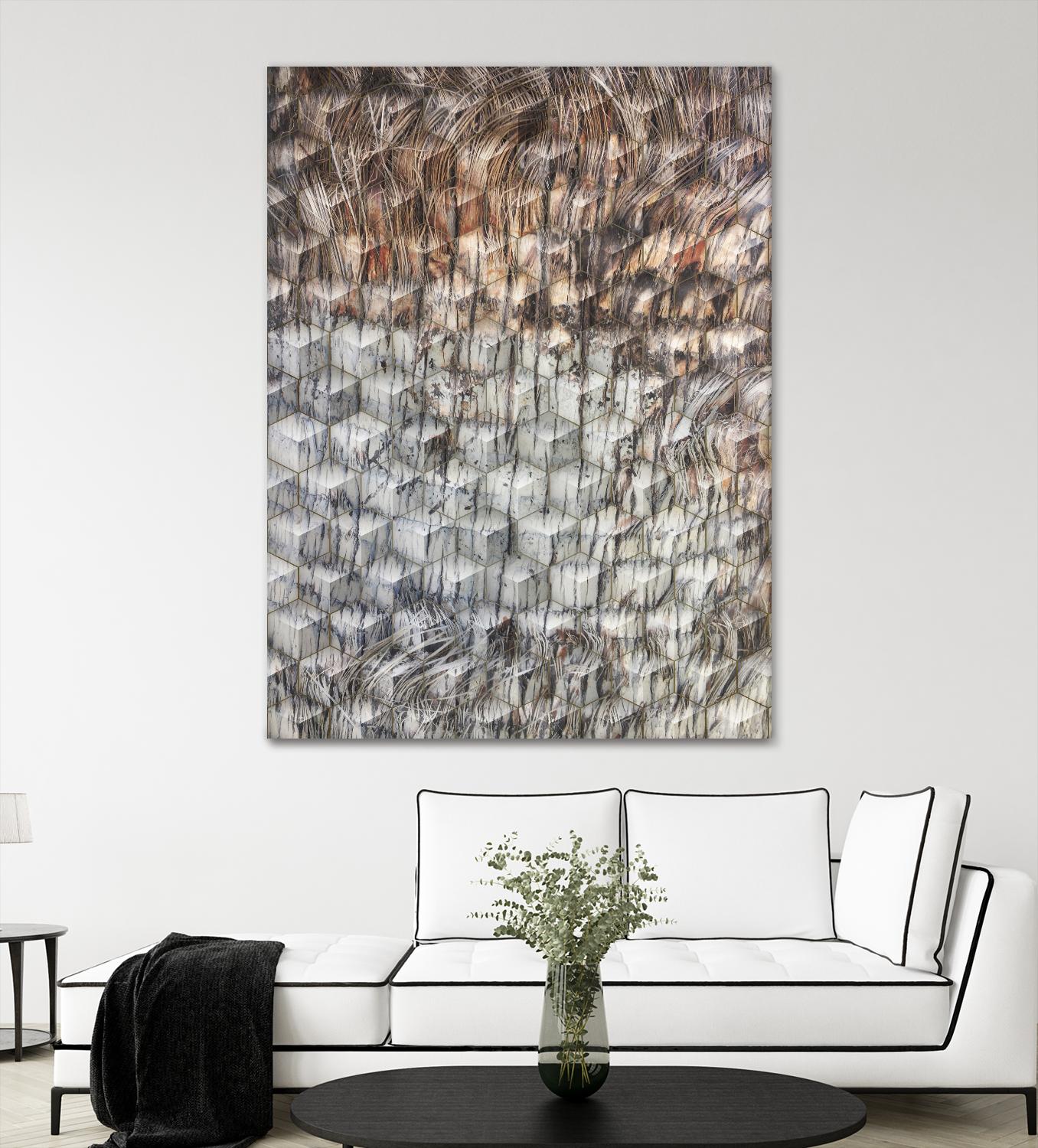 Geometric Shapes by Irena Orlov on GIANT ART - red abstract