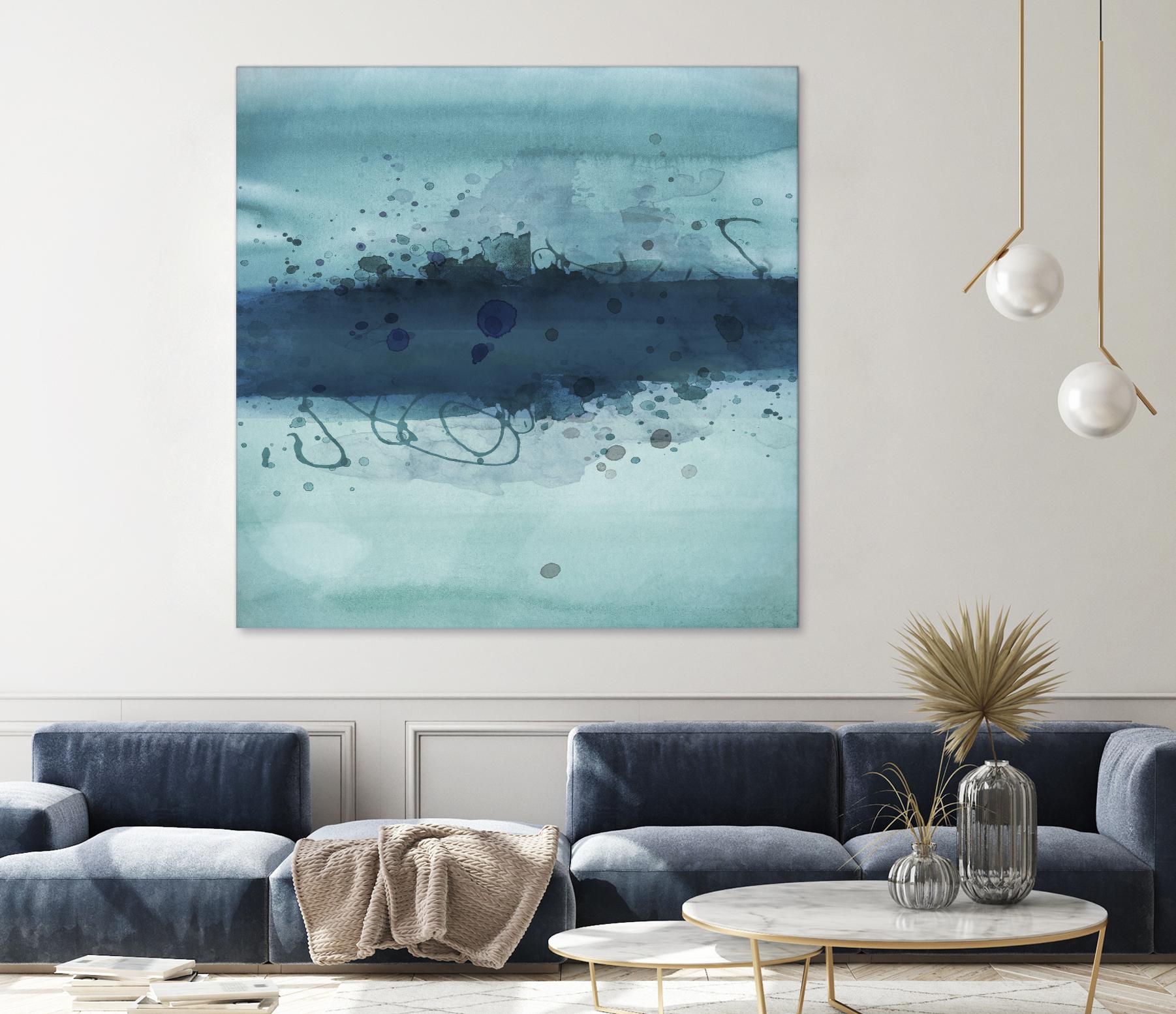 Into the Deep I by PI Studio on GIANT ART - blue abstract