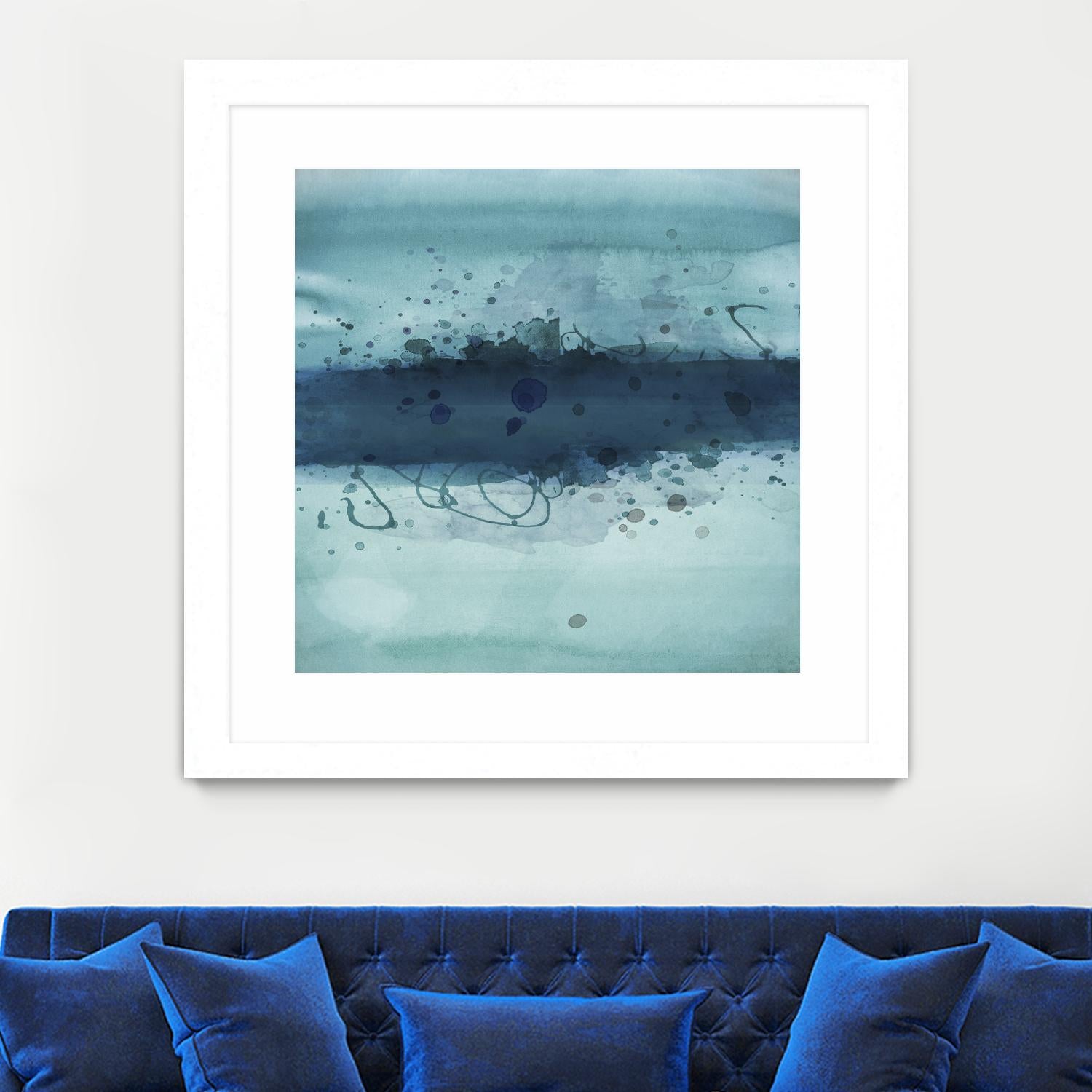 Into the Deep I by PI Studio on GIANT ART - blue abstract