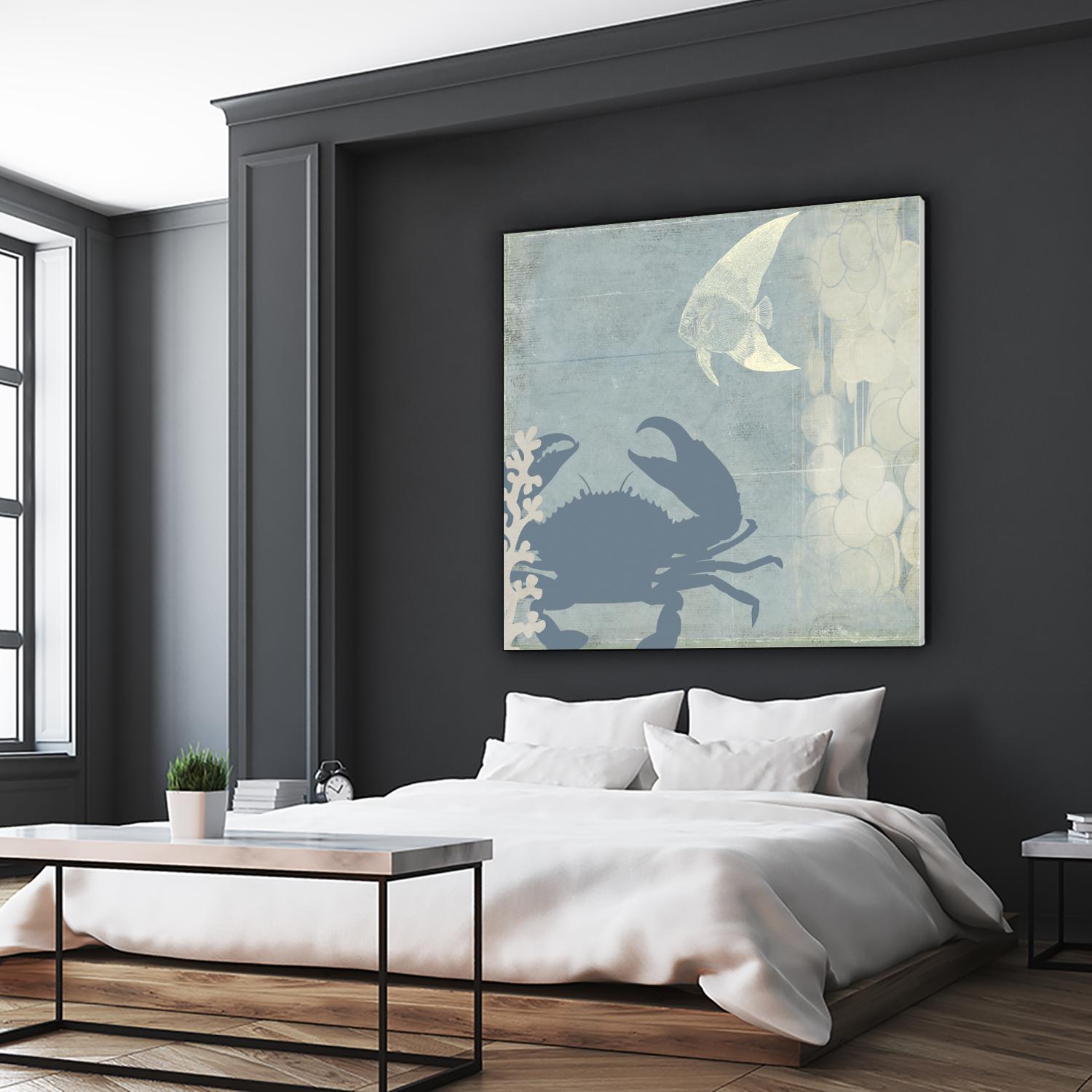 Ocean Life II by PI Studio on GIANT ART - beige nautical