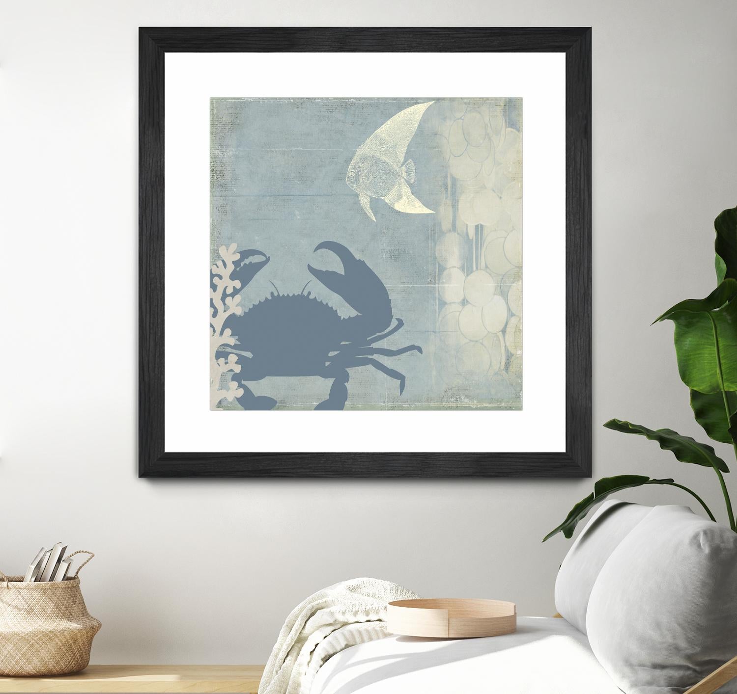 Ocean Life II by PI Studio on GIANT ART - beige nautical