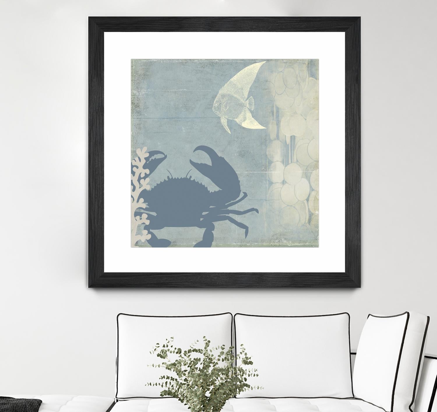 Ocean Life II by PI Studio on GIANT ART - beige nautical