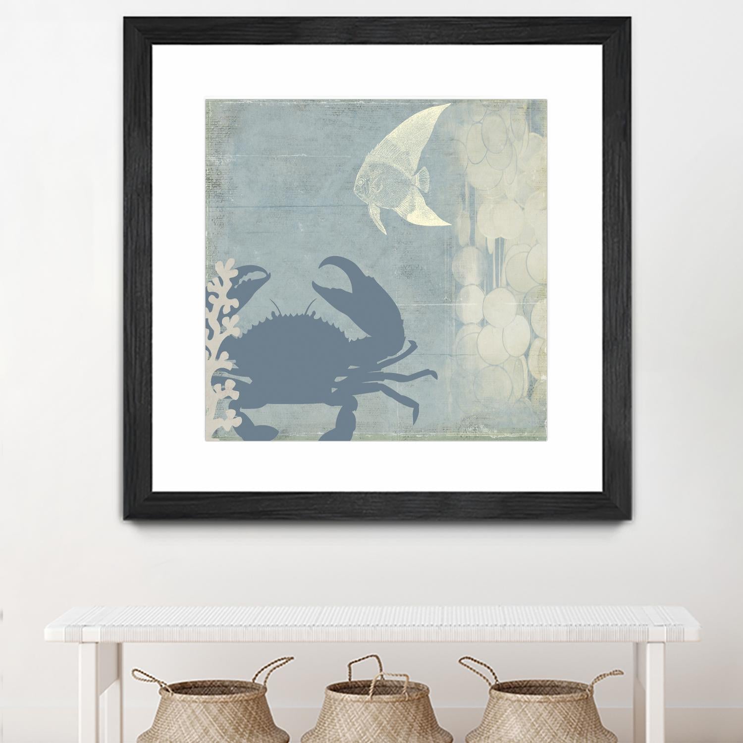 Ocean Life II by PI Studio on GIANT ART - beige nautical