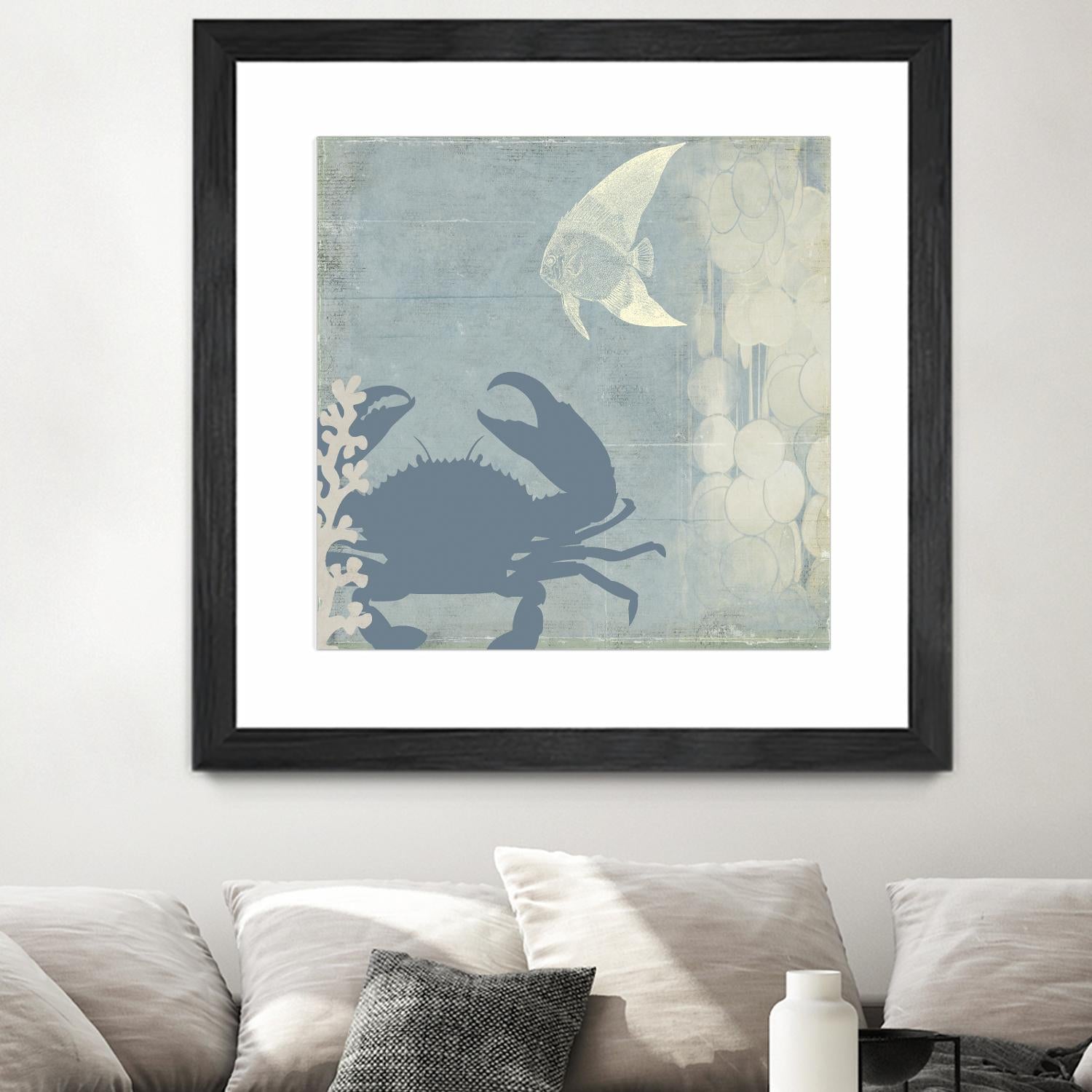 Ocean Life II by PI Studio on GIANT ART - beige nautical