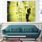 Vert Lime by PI Studio on GIANT ART - black abstract