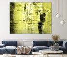 Vert Lime by PI Studio on GIANT ART - black abstract