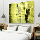 Vert Lime by PI Studio on GIANT ART - black abstract