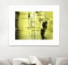 Vert Lime by PI Studio on GIANT ART - black abstract