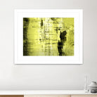 Vert Lime by PI Studio on GIANT ART - black abstract