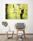 Vert Lime by PI Studio on GIANT ART - black abstract