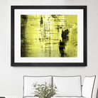 Vert Lime by PI Studio on GIANT ART - black abstract